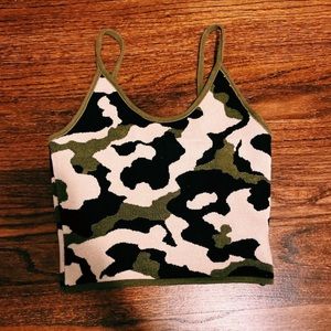 Debut Camo Crop Top
